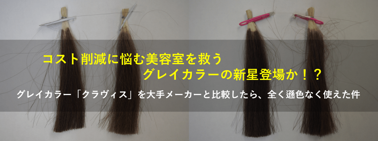 カラー剤史上最高のコスパ 圧倒的安値のサロン向けグレイカラー クラヴィス を検証してみた Kamiu カミーユ